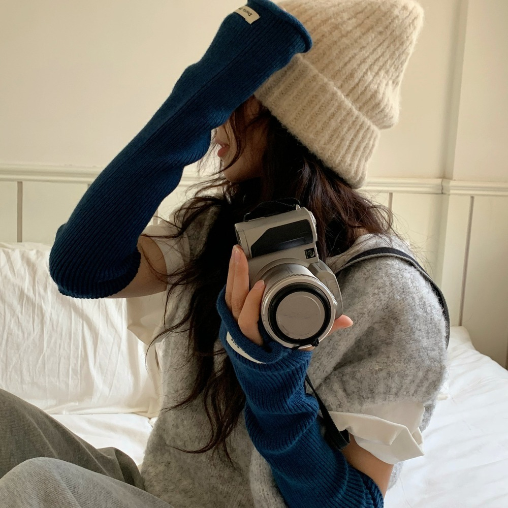 Korean Style Knitted Warm Slee - đánh giá và giá Fingerless Glove Knit