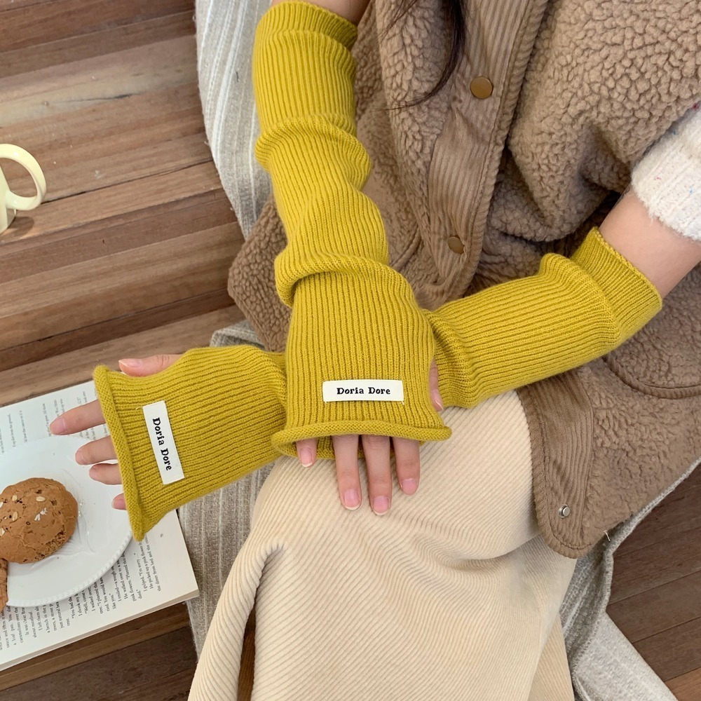 Korean Style Knitted Warm Slee - đánh giá và giá Fingerless Glove Knit