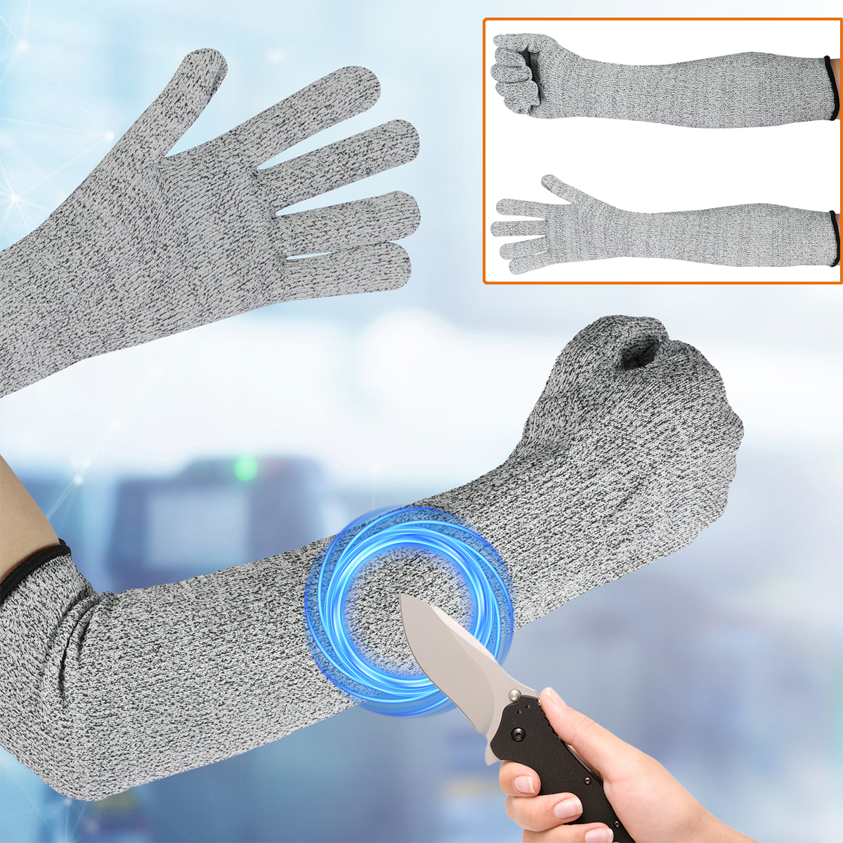 Breathable HPPE Cut Resistant  - đánh giá và giá Cut Resistant Glove