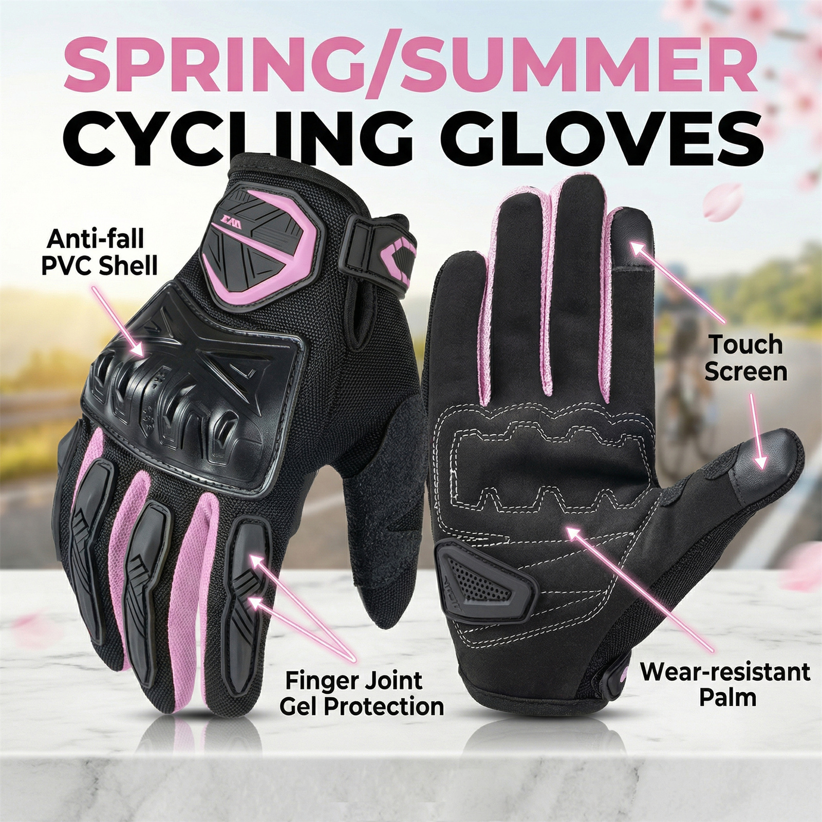 Summer Motorcycle Gloves Men W - đánh giá và giá Cycling Glove Padded