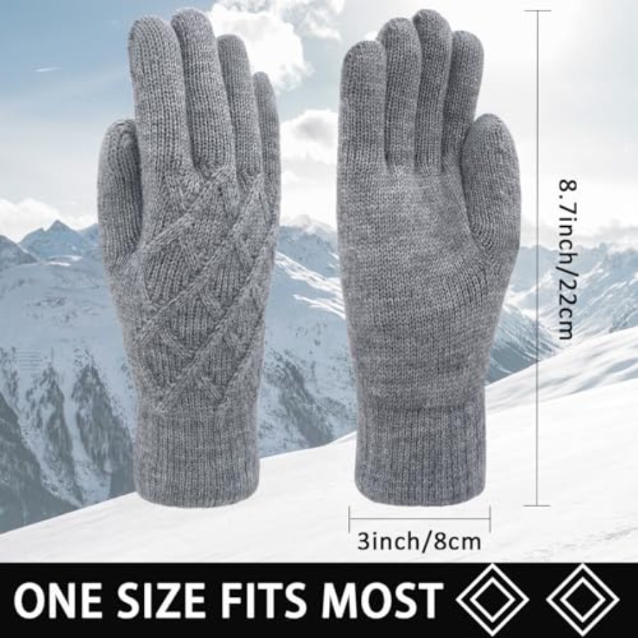 Winter Wool Gloves for Women M - đánh giá và giá Wool Glove Lined