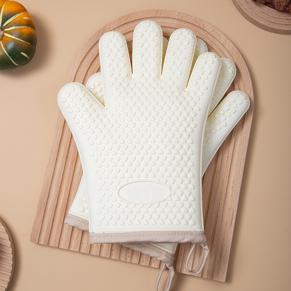 Heat Resistant Silicone Gloves - đánh giá và giá Oven Mitt Silicone