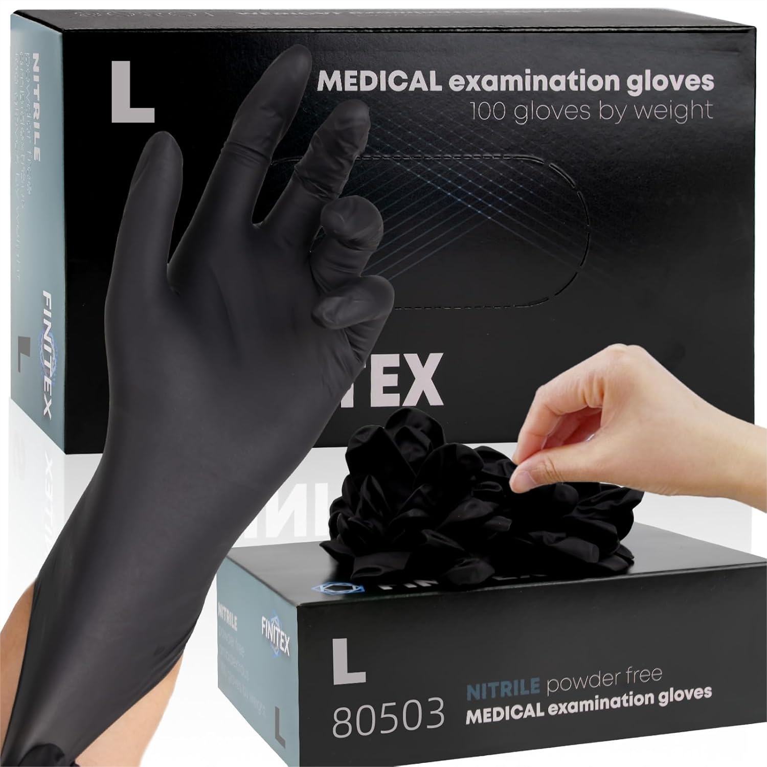 Black Nitrile Disposable Glove - đánh giá và giá Exam Glove Nitrile