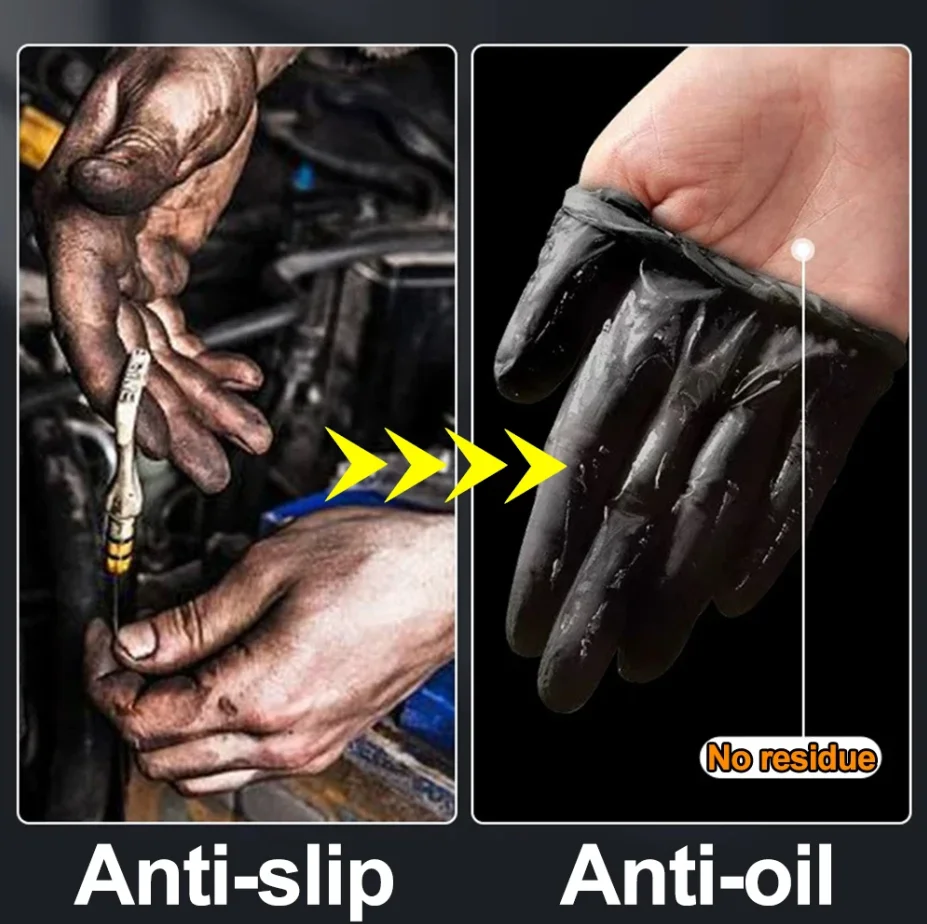 30/10Pcs Thick 8mil Nitrile Gl - đánh giá và giá Nitrile Mechanic Glove